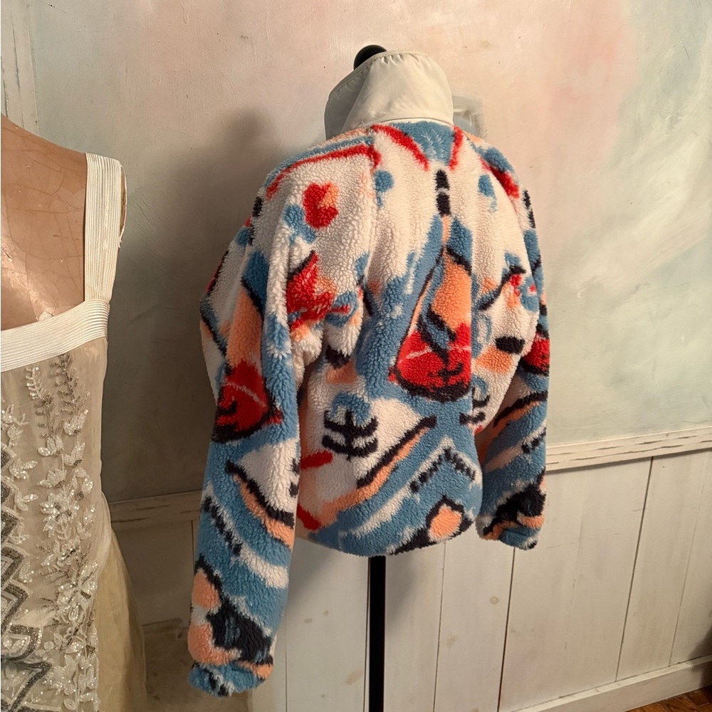 Free people Hit the Slope Colorful Fleece Jacket - Picture 2 of 12